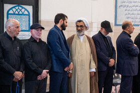 حجت الاسلام عبدالحسین خسروپناه، دبیر شورای عالی انقلاب فرهنگی در مراسم چهلمین روز شهادت سپهبد رشید