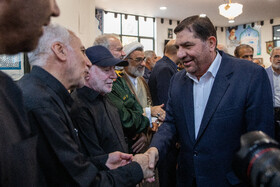 محمد مخبر، مشاور و دستیار رهبری در مراسم چهلمین روز شهادت سپهبد رشید