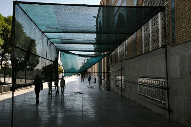 آمادهسازی حرم بانوی کرامت برای میزبانی از زائران اربعین + تصاویر