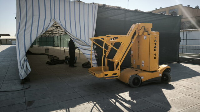 آمادهسازی حرم بانوی کرامت برای میزبانی از زائران اربعین + تصاویر