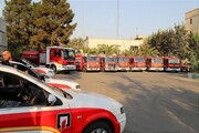 استقرار نیروهای آتش‌نشانی در ۱۴ورودی تهران/۷۰ نقطه عملیاتی در مصلی تحت پوشش آتش‌نشانی