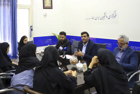 بازدید رییس اداره کل اقتصاد و دارایی استان خراسان رضوی از ایسنا به مناسبت روز خبرنگار