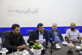 بازدید رییس اداره کل اقتصاد و دارایی استان خراسان رضوی از ایسنا به مناسبت روز خبرنگار