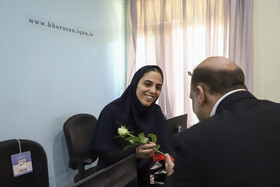 بازدید حسین اسماعیلیان، مدیرعامل شرکت آب و فاضلاب مشهد از ایسنا به مناسبت روز خبرنگار 