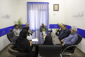 بازدید حسین اسماعیلیان، مدیرعامل شرکت آب و فاضلاب مشهد از ایسنا به مناسبت روز خبرنگار 