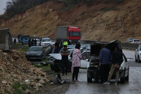 واژگونی خودرو مرگ سرنشین خدابنده‌ای را درپی داشت