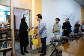 بازدید اعضا سازمان دانشجویان جهاددانشگاهی خراسان رضوی از ایسنا به مناسبت روز خبرنگار