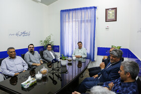 بازدید اعضای جهاددانشگاهی خراسان رضوی از خبرگزاری ایسنا به مناسبت روز خبرنگار