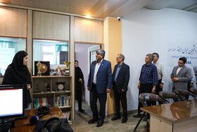 بازدید اعضای جهاددانشگاهی خراسان رضوی از خبرگزاری ایسنا به مناسبت روز خبرنگار