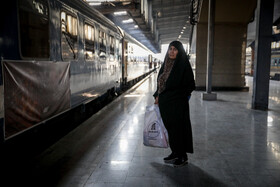 مراسم بدرقه زائران اربعین حسینی با حضور خادمان آستان قدس رضوی