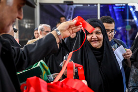 مراسم بدرقه زائران اربعین حسینی با حضور خادمان آستان قدس رضوی