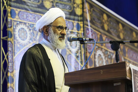 سخنرانی حجت الاسلام المسلمین عبدالله حاجی‌صادقی،نماینده ولی فقیه در سپاه پاسداران انقلاب اسلامی در مراسم اربعین شهدای اقتدار استان کرمان