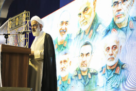 سخنرانی حجت الاسلام المسلمین عبدالله حاجی‌صادقی، نماینده ولی فقیه در سپاه پاسداران انقلاب اسلامی در مراسم اربعین شهدای اقتدار استان کرمان