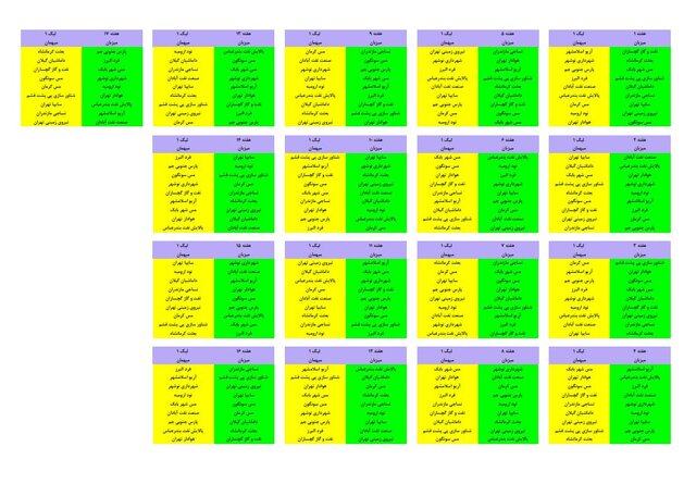 قرعهکشی لیگ یک فوتبال انجام شد