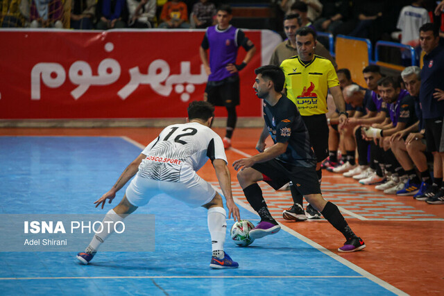 عکس: آرشیو دومین پیروزی متوالی پردیس در لیگ برتر فوتسال