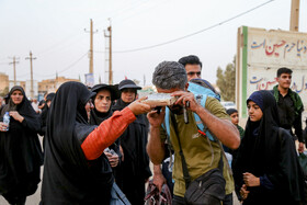 تردد زائرین اربعین از مرز خسروی
