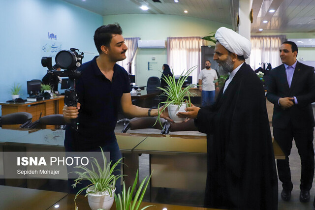 بازدید مدیرکل اوقاف و امور خیریه خراسان رضوی از ایسنا