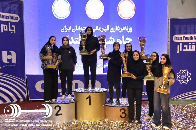 نایب قهرمانی دختران خوزستانی در وزنه‌برداری نوجوانان کشور