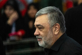 سردار حسین اشتری در مراسم اربعین شهدای اقتدار ایران