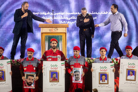 امیر سرلشکر عبدالرحیم موسوی در مراسم اربعین شهدای اقتدار ایران