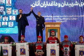 امیر سرلشکر عبدالرحیم موسوی در مراسم اربعین شهدای اقتدار ایران