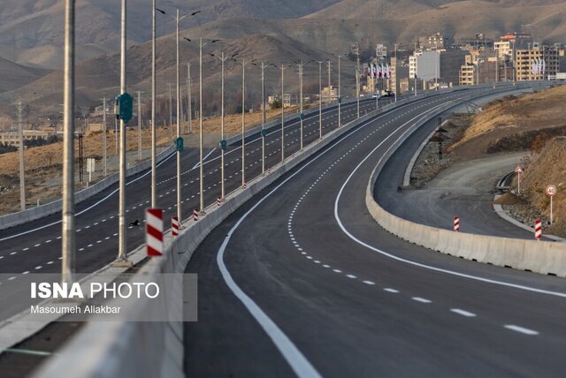 گشایش آزمایشی قطعه‌ای از آزادراه شمالی کرج/اتصال باغستان به دانشگاه خوارزمی