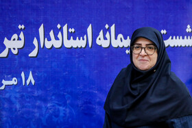 فاطمه مهاجرانی، سخنگوی دولت در نشست خبری به مناسبت روز خبرنگار