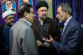 علی منتظری، رئیس جهاد دانشگاهی در دیدار جهادگران جهاددانشگاهی با آیت‌الله سیدحسن خمینی