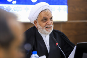نشست خبری حجت‌الاسلام والمسلمین ابراهیم حمیدی، رئیس کل دادگستری استان کرمان