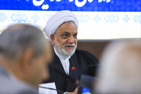 نشست خبری حجت‌الاسلام والمسلمین ابراهیم حمیدی، رئیس کل دادگستری استان کرمان