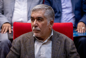 حمیدرضا طیبی، رئیس سابق جهاد دانشگاهی در آیین بزرگداشت چهل و پنجمین سالگرد تأسیس جهاددانشگاهی