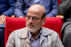 حسن مسلمی نائینی، رئیس سابق جهاد دانشگاهی در آیین بزرگداشت چهل و پنجمین سالگرد تأسیس جهاددانشگاهی