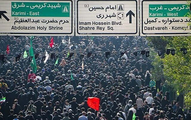 برگزاری راهپیمایی جاماندگان اربعین از میدان امام‌حسین تا شهرری/ برپایی ۲۰۰۰ موکب در مسیر