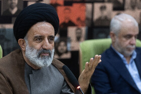 رمضان موسویمقدم نماینده ولی فقیه در بنیاد شهید در نشست خبری رئیس سازمان بنیاد شهد و امور ایثارگران