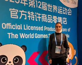 حضور بانوی کرمانی در مسابقات جهانی چنگدو