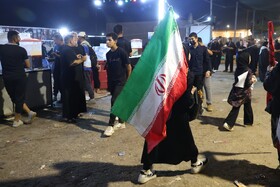 پذیرایی موکب‌های عراقی از زائران اربعین در مرز شلمچه