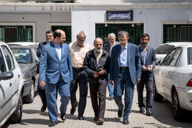 حضور علی منتظری، رئیس جهاددانشگاهی در ایسنا به مناسبت روز خبرنگار