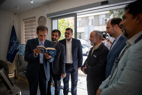 حضور علی منتظری، رئیس جهاددانشگاهی در ایسنا به مناسبت روز خبرنگار