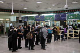 زاِِئران کربلا در مرز خسروی