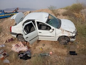 واژگونی مرگبار خودروی زائران اربعین