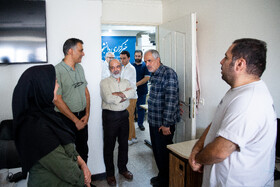 حضور احمد مسجد جامعی در ایسنا به مناسبت روز خبرنگار