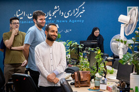 حضور احمد مسجد جامعی در ایسنا به مناسبت روز خبرنگار