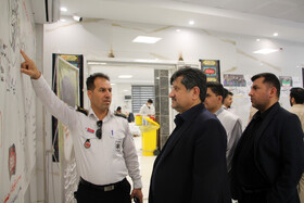 بازدید محمدرضا حیدری معاون مدیر کل امور پشتیبانی و رفاهی وزارت بهداشت و ولید کوتی رئیس اداره خدمات عمومی وزارت‌ بهداشت از مرز خسروی