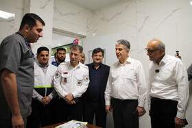 بازدید شبانه سیدسجاد رضوی معاون درمان وزارت بهداشت و جعفر میعاد فر رئیس اورژانس کشور از درمانگاه ثارالله در مرز خسروی