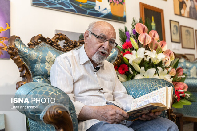 خنده‌هایی که دوست نداری تمام شود/گپی با راوی مشهور شاهنامه + ویدئو