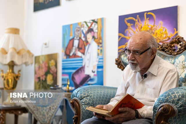 خندههایی که دوست نداری تمام شود/گپی با راوی مشهور شاهنامه + ویدئو