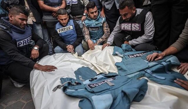مقاومت فلسطین شهادت ۶ خبرنگار در غزه را تسلیت گفت