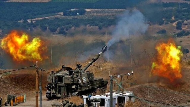 تیراندازی سربازان صهیونیست به خودروی ارتش لبنان تیراندازی سربازان صهیونیست به خودروی ارتش لبنان