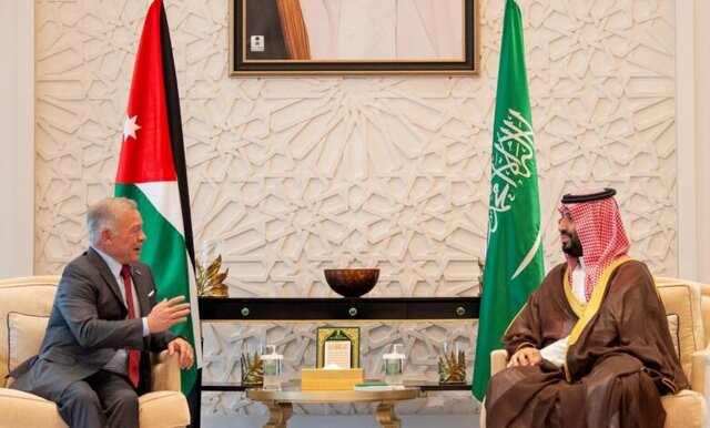 رایزنی بن‌سلمان و عبدالله دوم درباره تحولات فلسطین