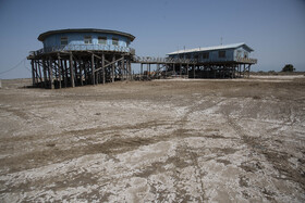 ببینید / ویدیویی تامل برانگیز از عقب نشینی آب دریای مازندران طی چند سال اخیر